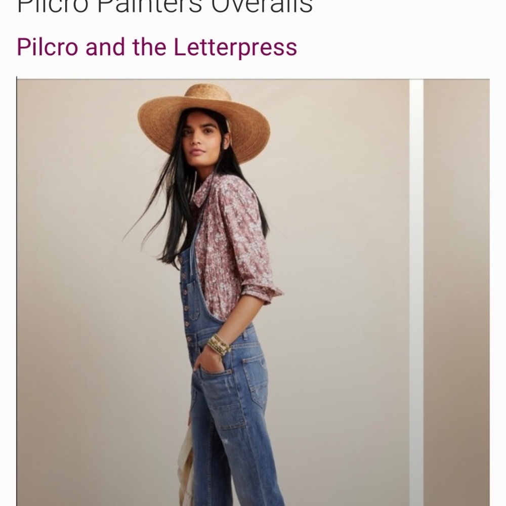 Pilcro painters overalls size 28